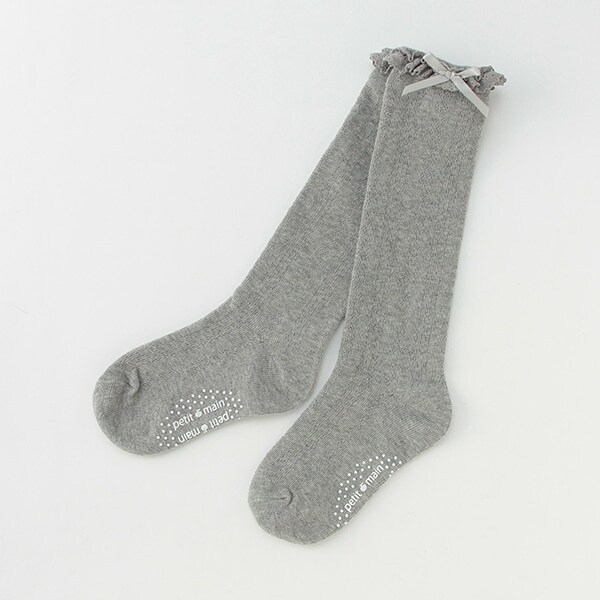 入卒リボンつきハイソックス