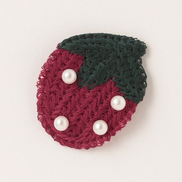 いちごヘアクリップ