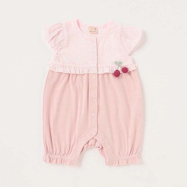 フルーツモチーフつきカバーオール