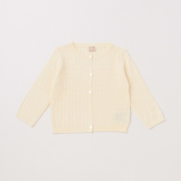 針抜きニットカーディガン