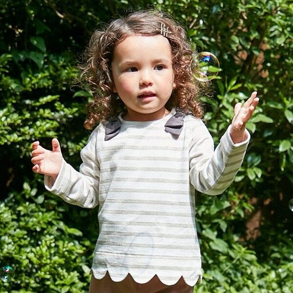 【リンク】ボーダースカラップロンＴ(キッズサイズ)