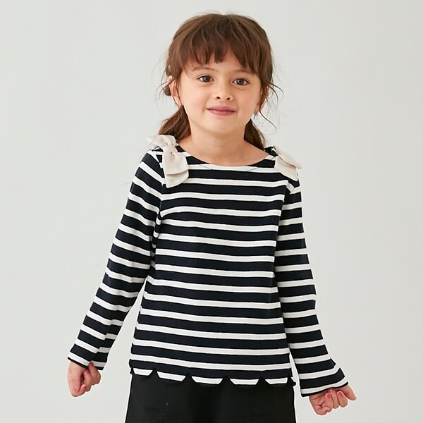 【リンク】ボーダースカラップロンＴ(キッズサイズ)