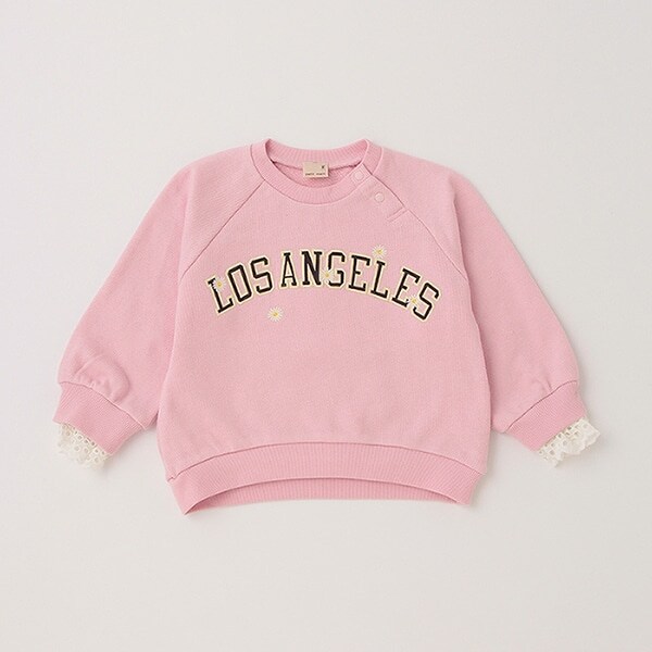 【リンク】ロゴアップリケ短丈トップス(キッズサイズ)