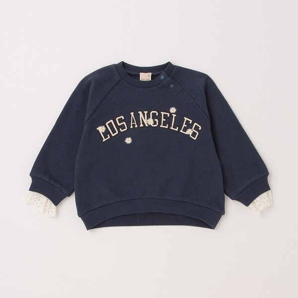 【リンク】ロゴアップリケ短丈トップス(キッズサイズ)