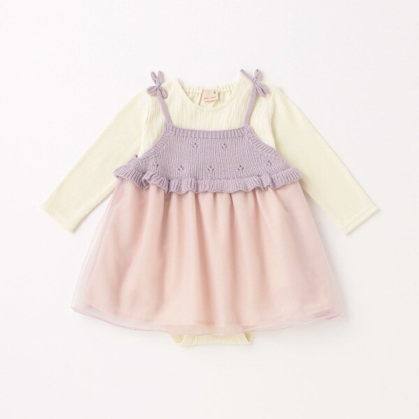 チュール切替OPロンパースセット