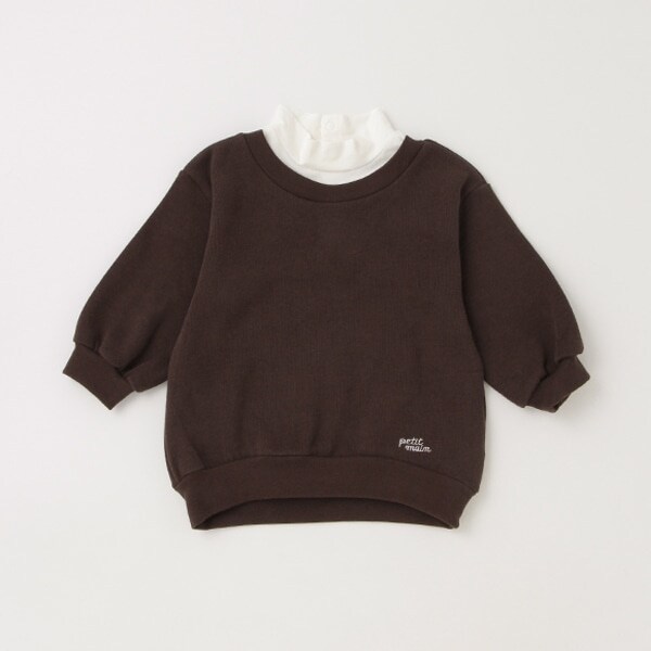 【リンク/吸湿発熱】パフロングトレーナー