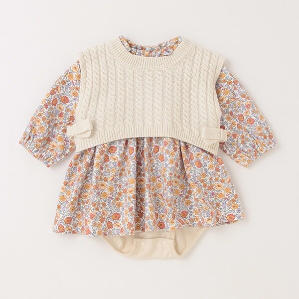 【リンク】ベストつきワンピセット(ベビーサイズ)