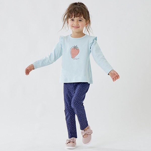 【プティプラ】GIRLS10分丈レギンス