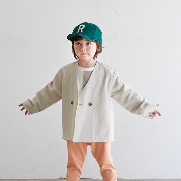 【リンク】ノーカラージャケット(キッズサイズ)