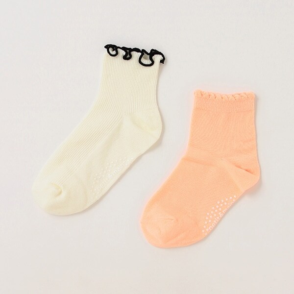 メロー/無地ソックス2P