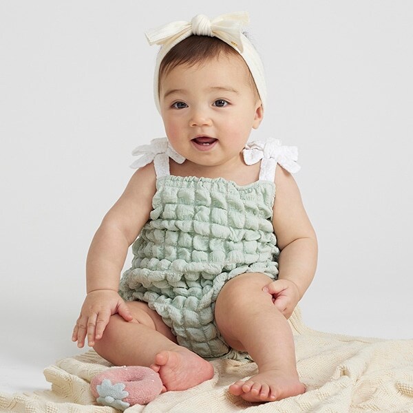 ぽこぽこサロペット