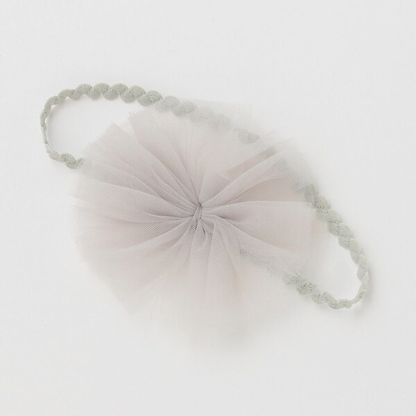 チュールリボンヘアバンド