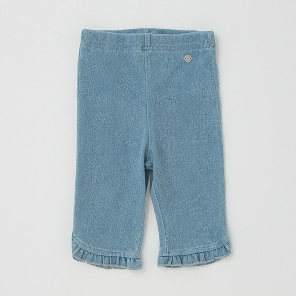 【接触冷感】裾フリルパンツ