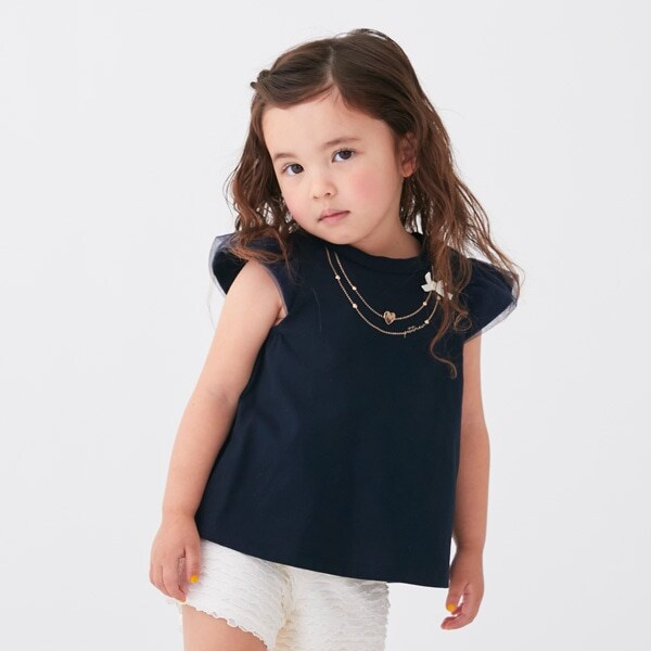 【リンク/接触冷感】ネックレスTシャツ