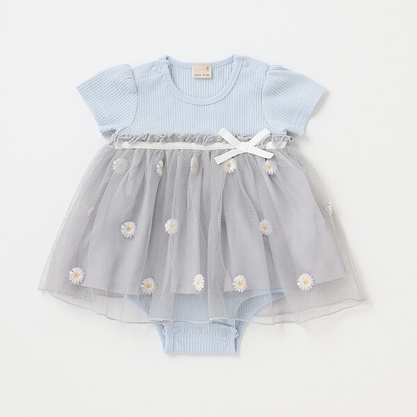 お花チュールロンパース