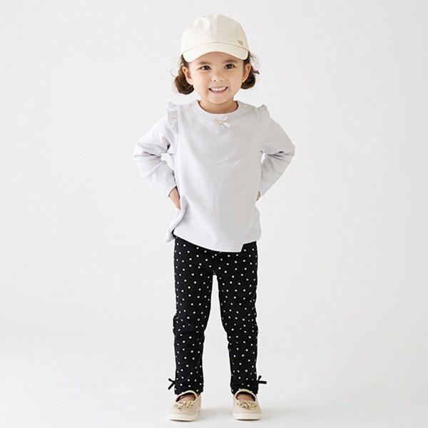 【プティプラ】GIRLS10分丈レギンス