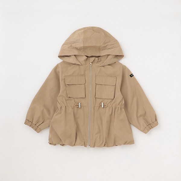 【撥水/リンク】ペプラムウィンブレ（キッズサイズ）