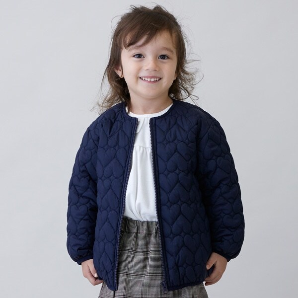 ハートキルティングジャケット