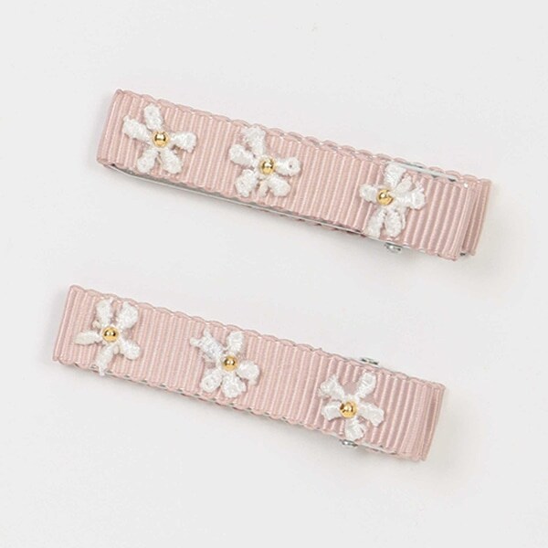 プチフラワーヘアクリップ