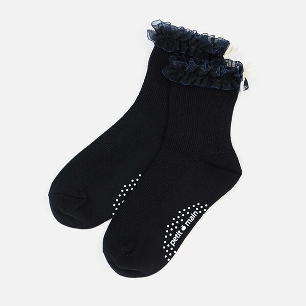 オーガンジーフリルソックス