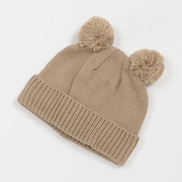 耳つきニットキャップ