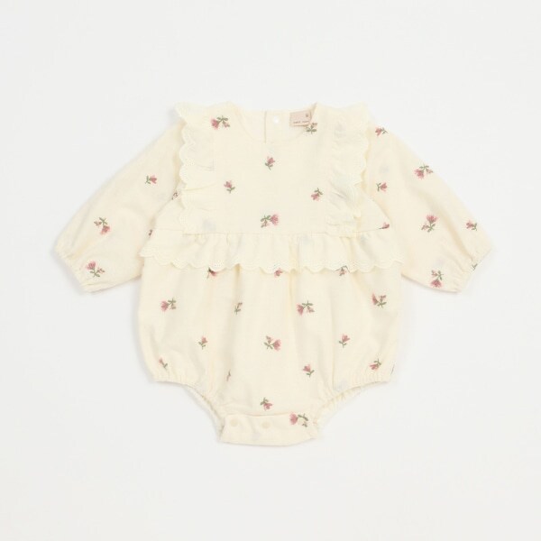 花刺しゅうロンパース