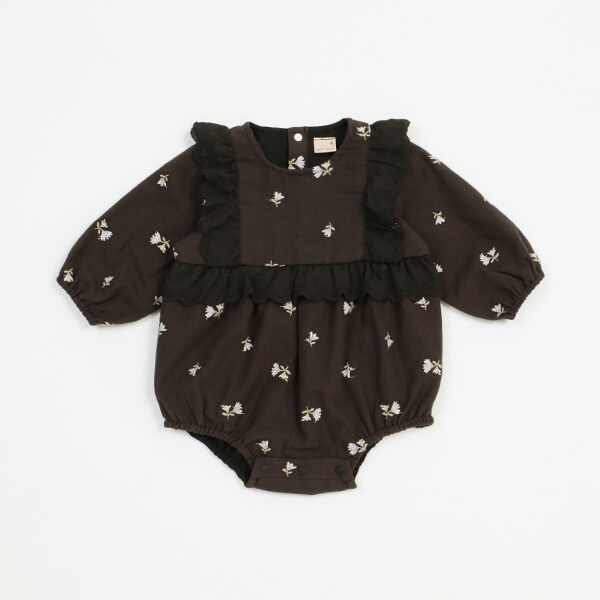 花刺しゅうロンパース