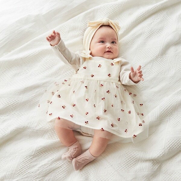 【リンク】チェリー刺しゅうワンピースセット(ベビーサイズ)