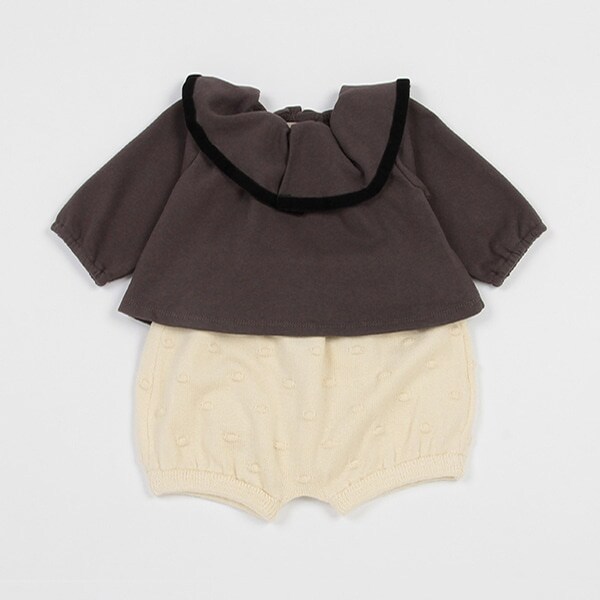 【リンク】フリル衿セットアップ（キッズサイズ）(ベビーサイズ)