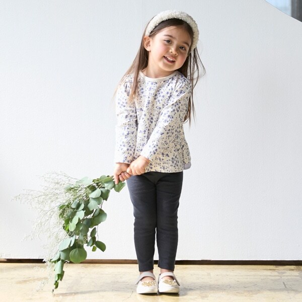 【オーガニック】ハート針ぬきレギンス