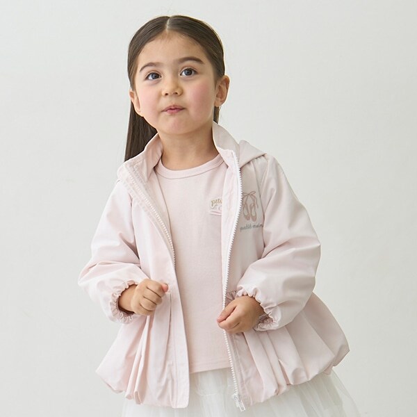 【撥水】ペプラムウィンブレ