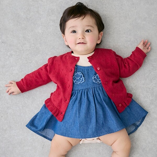 【リンク】針ぬきカーディガン(ベビー)