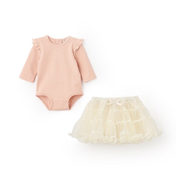 チュールスカート＋ロンパースセット