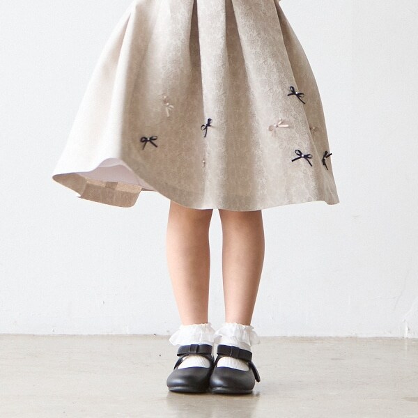 リボンメリージェーンシューズ