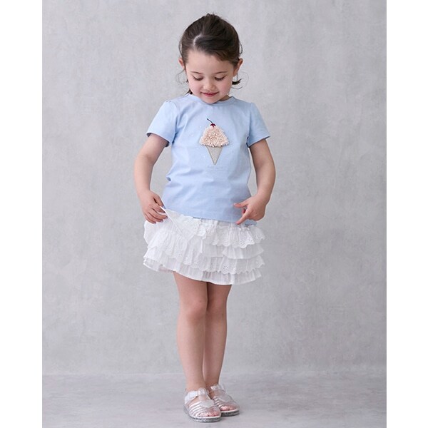 【リンク】レースフリルスカート(キッズ)