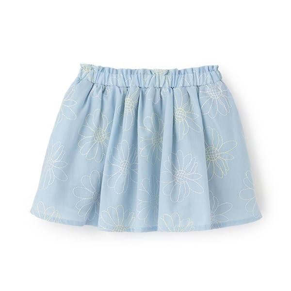 【リンク】花刺しゅうスカート(キッズ)