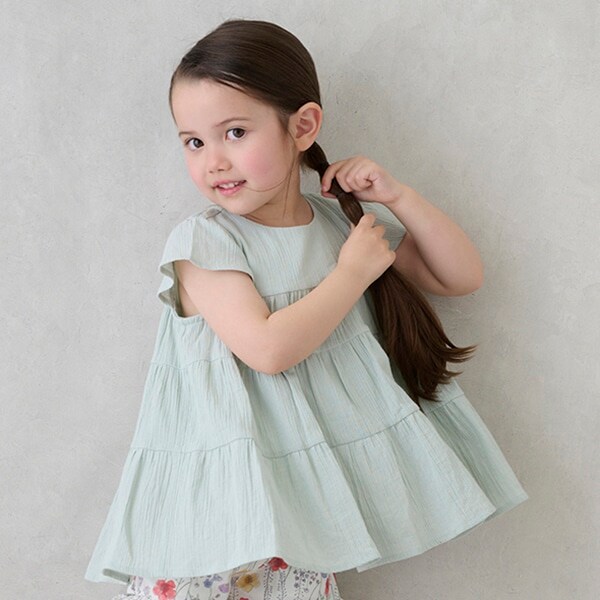 【スマイル/リンク】楊柳チュニック(キッズサイズ)