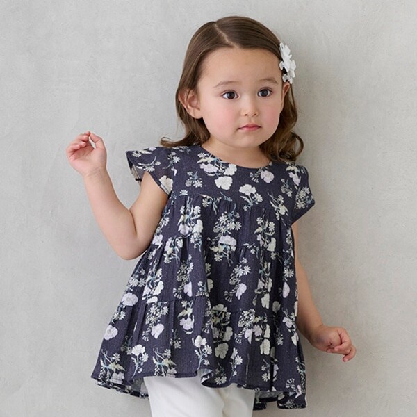 【スマイル/リンク】楊柳チュニック(キッズサイズ)