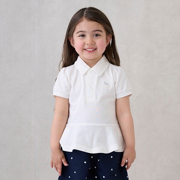【リンク】ペプラムポロシャツ(キッズ)
