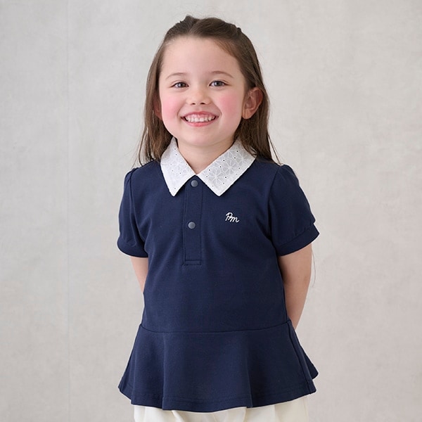 【リンク】ペプラムポロシャツ(キッズ)