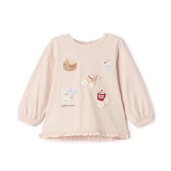 puputeteアップリケTシャツ