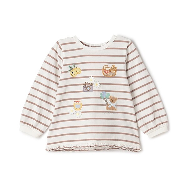 puputeteアップリケTシャツ