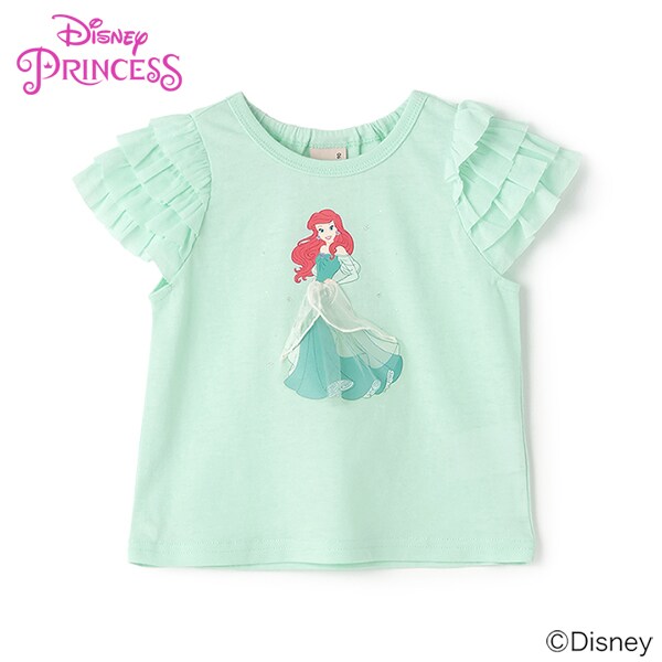 【Disney】袖チュールグラフィックT