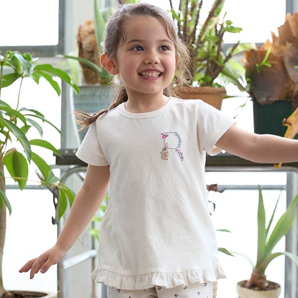 【プティプラ】アルファベットTシャツ