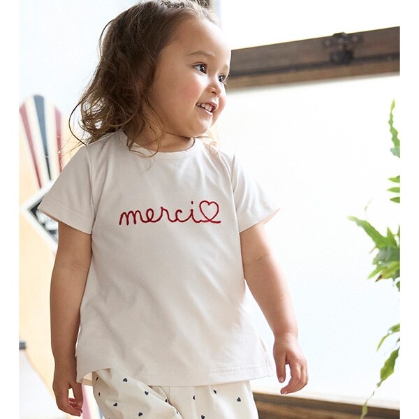 【水陸両用】ロゴ刺しゅうTシャツ(キッズサイズ)