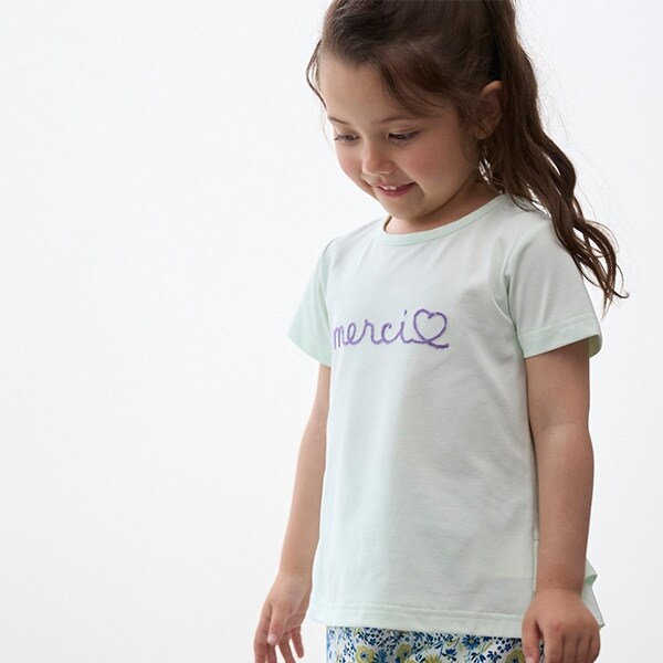 【水陸両用】ロゴ刺しゅうTシャツ(キッズサイズ)