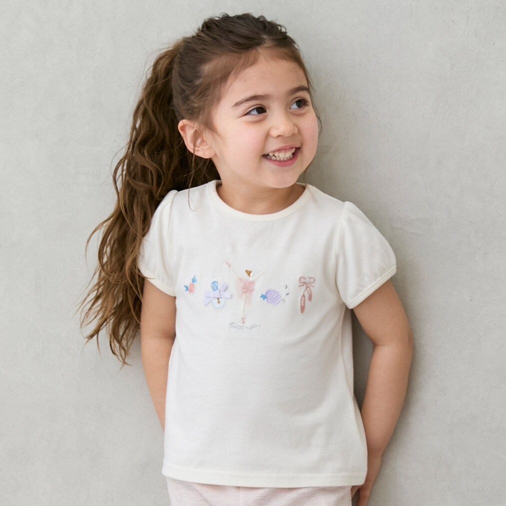 【接触冷感】バレエモチーフTシャツ