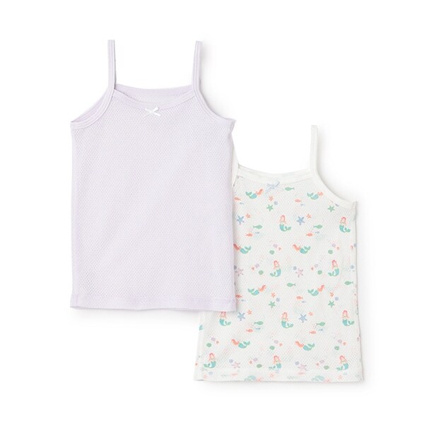 【弱酸性】メッシュキャミ肌着2P