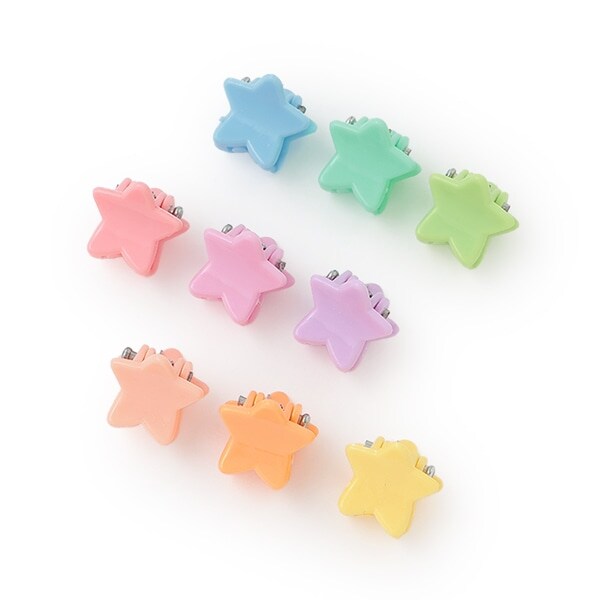 アソートミニヘアクリップ9P