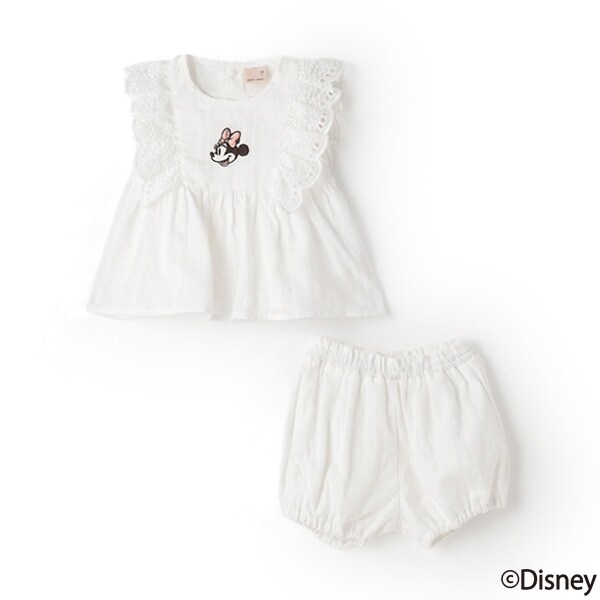【Disney】肩フリルチュニックセットアップ